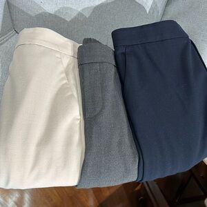 Banana Republic Hayden Pant 3 set -  Beige, gray and Blue Pants - size 2